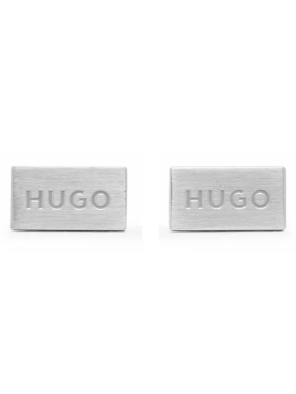 HUGO HUGO Manžete za košulju E-Classic2 50565308 Srebrna
