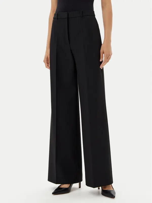 HUGO HUGO Palazzo hlače Hasmina 50542647 Crna Wide Leg