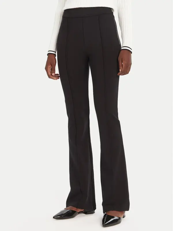 HUGO HUGO Palazzo hlače Nalvasi 50542730 Crna Wide Leg