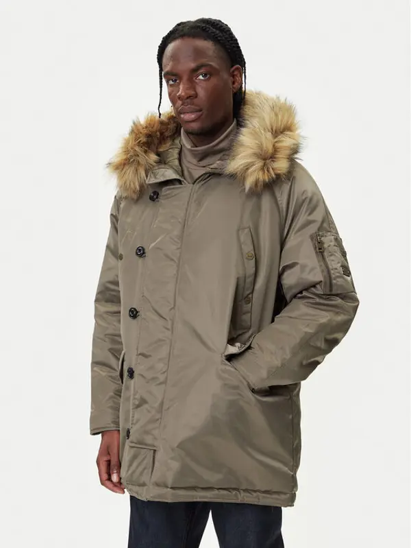 HUGO HUGO Parka Makaro2541 50546236 Bež Regular Fit