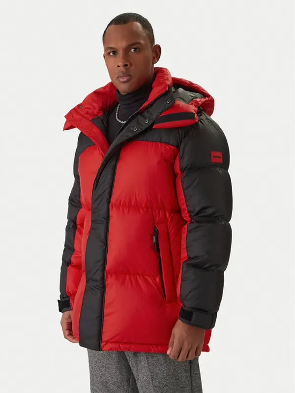 HUGO Hugo Pernata jakna Melmus2341 50495811 Crvena Regular Fit