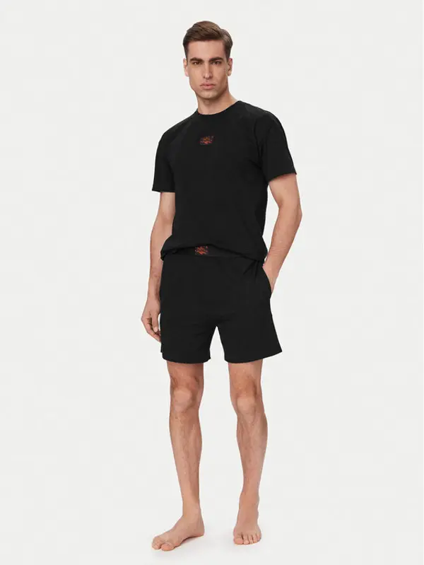 HUGO HUGO Pidžama 50559742 Crna Regular Fit