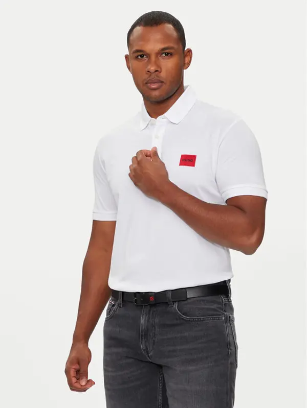 HUGO Hugo Polo Dereso222 50466202 Bijela Slim Fit
