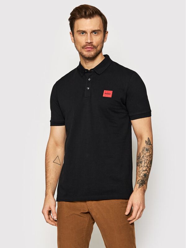 Hugo Hugo Polo Dereso222 50466202 Crna Slim Fit
