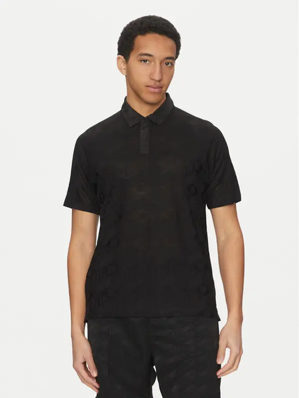 HUGO HUGO Polo Dompoli 50535150 Crna Relaxed Fit