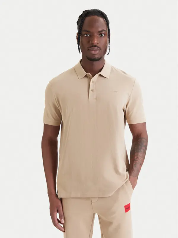 HUGO HUGO Polo Donos222 50466182 Bež Regular Fit