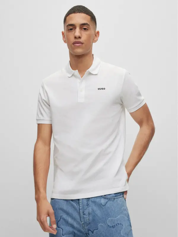 HUGO Hugo Polo Donos222 50466182 Bijela Regular Fit