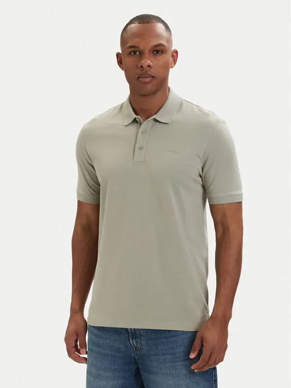 HUGO HUGO Polo Donos222 50466182 Svijetlo zelena Regular Fit