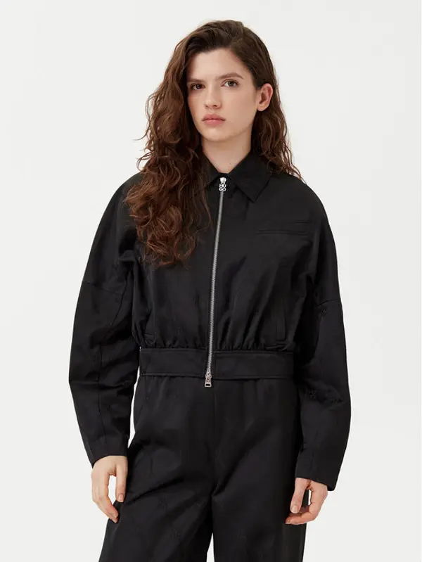 HUGO HUGO Prijelazna jakna Aleria-1 50538791 Crna Regular Fit