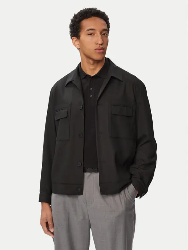HUGO HUGO Prijelazna jakna Juliano243F1 50555258 Crna Regular Fit