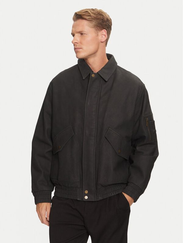 Hugo Hugo Prijelazna jakna Lamoto 50516888 Crna Regular Fit