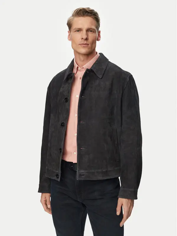 HUGO HUGO Prijelazna jakna Ligor 50564061 Tamnoplava Regular Fit