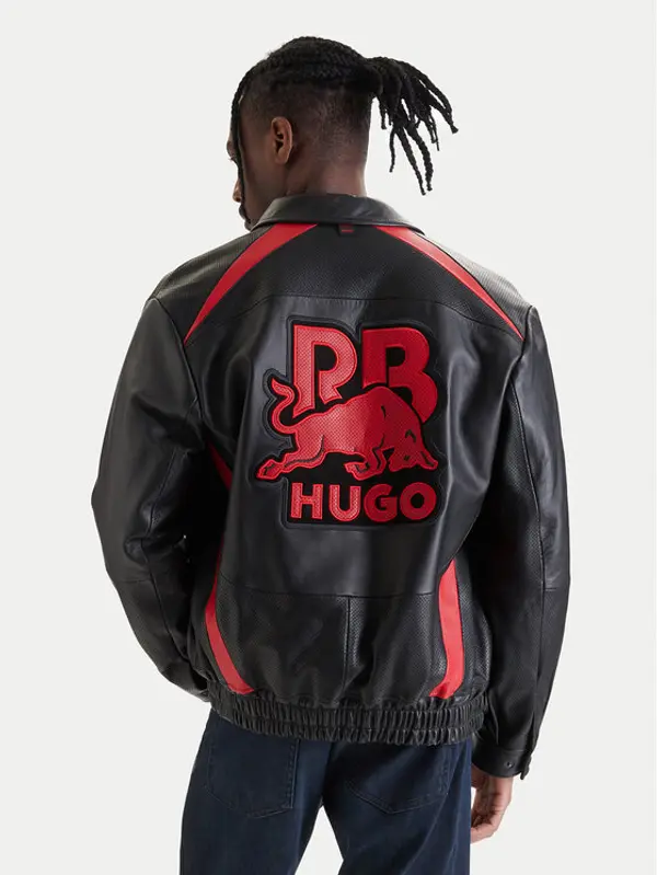 HUGO HUGO Prijelazna jakna Lugor 50559737 Crna Regular Fit