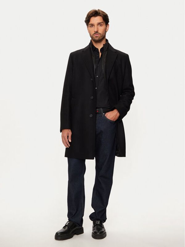 Hugo Hugo Prijelazni kaput Milogan2441 50528836 Crna Regular Fit