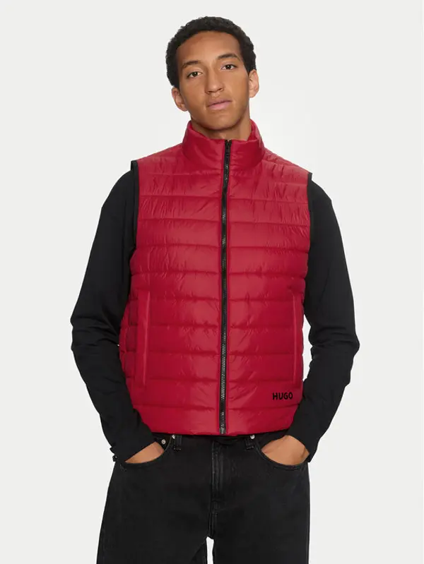 HUGO Hugo Prsluk Brentino2431 50517743 Crvena Regular Fit