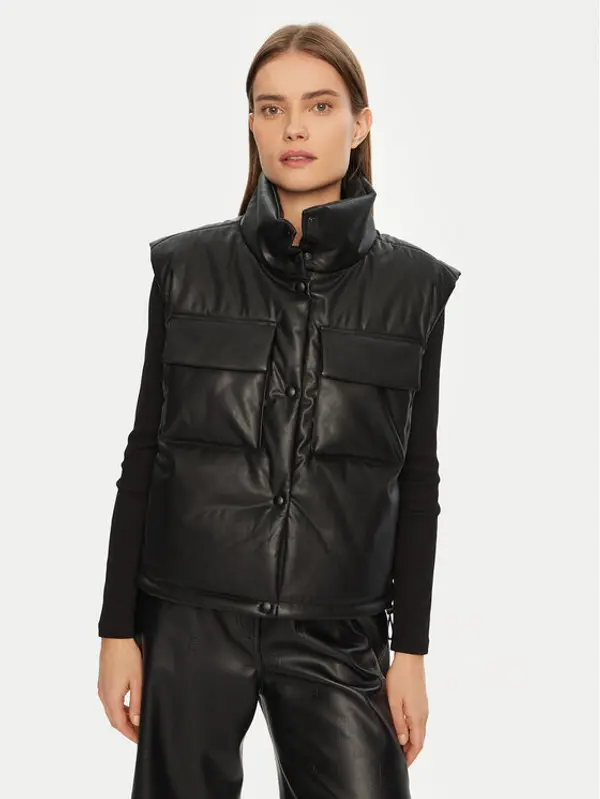 HUGO HUGO Prsluk Fenaya-1 50530497 Crna Regular Fit