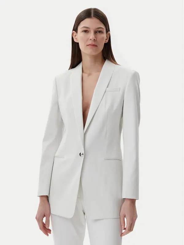 HUGO HUGO Sakoi 50537759 Bijela Slim Fit