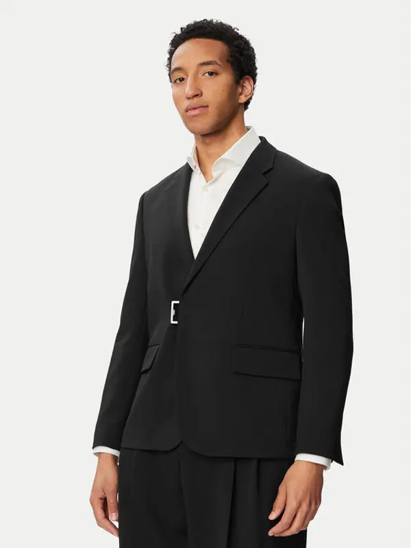 HUGO HUGO Sakoi Hans 263X 50565557 Crna Slim Fit