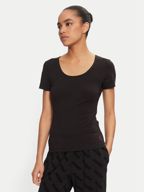 Hugo Hugo Set 2 majice Twin 50469660 Crna Regular Fit