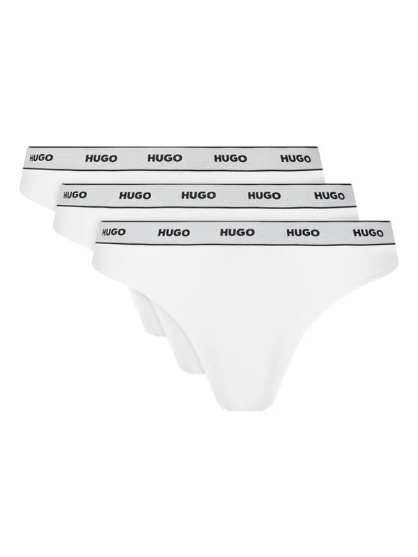 HUGO HUGO Set bikini gaćica﻿ Triplet Brief Stripe 50480157 Bijela