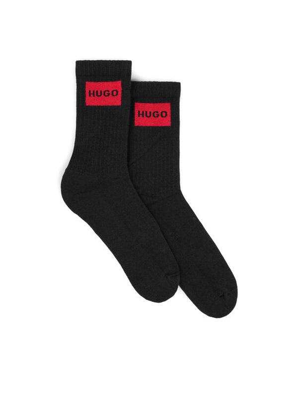 Hugo Hugo Set od 2 para muških visokih čarapa 50510640 Crna