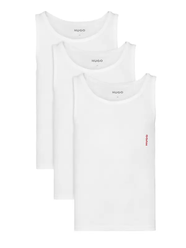 HUGO HUGO Set potkošulja bez rukava﻿ 50545681 Bijela Slim Fit