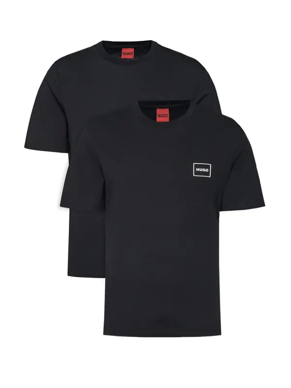 HUGO HUGO Set t-shirt majica﻿ Dugopak 50548566 Crna Regular Fit