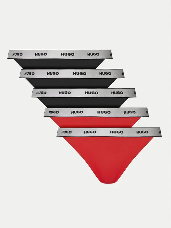 HUGO HUGO Set tanga gaćica﻿ Fivepack 50527208 Šarena