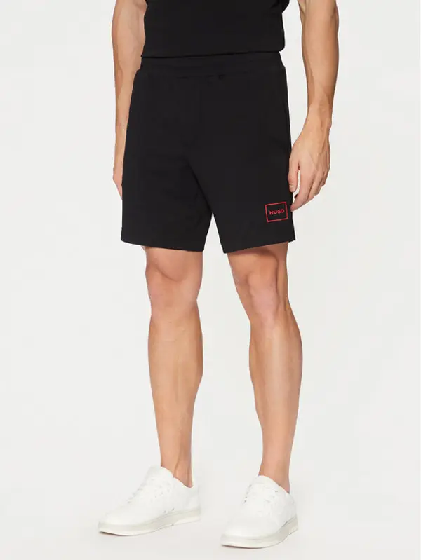 HUGO Hugo Sportske kratke hlače 50525247 Crna Regular Fit