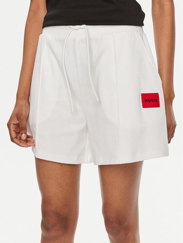 Hugo Hugo Sportske kratke hlače Dina 50514867 Bijela Regular Fit