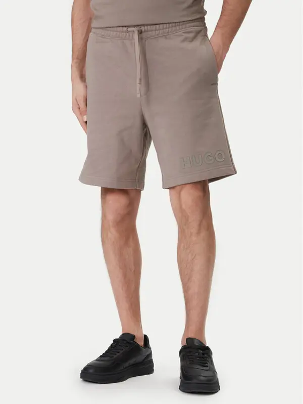 HUGO HUGO Sportske kratke hlače Dinkoe 50535260 Bež Relaxed Fit