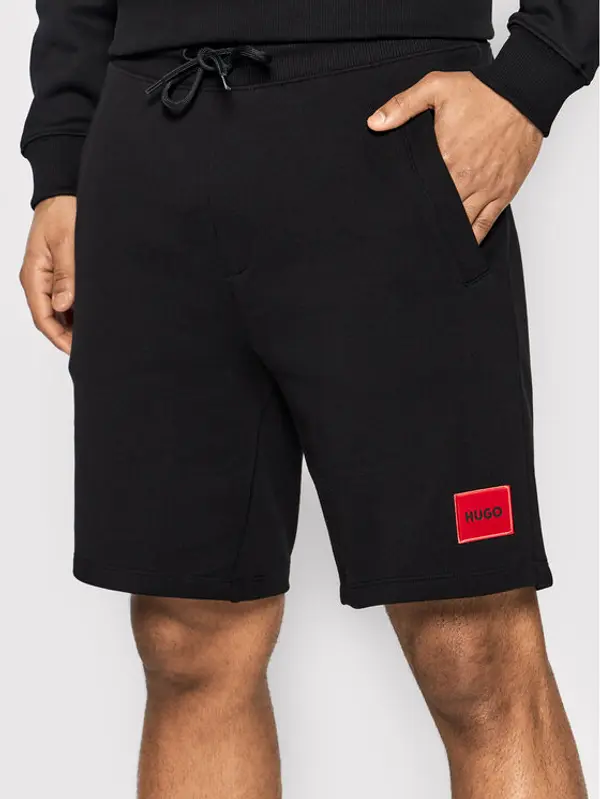 HUGO Hugo Sportske kratke hlače Diz222 50466196 Crna Regular Fit