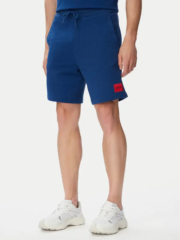 HUGO HUGO Sportske kratke hlače Diz222 50466196 Svijetlo plava Regular Fit