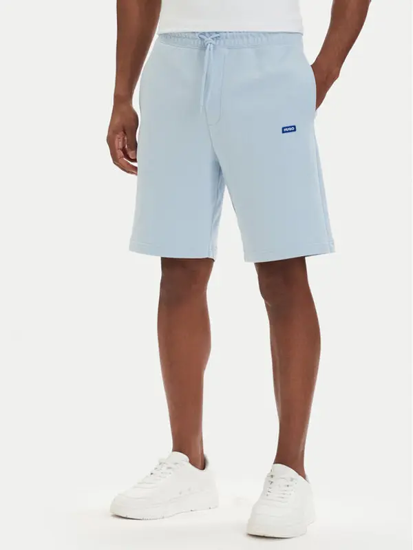 HUGO HUGO Sportske kratke hlače Nasensio 50522364 Svijetlo plava Regular Fit