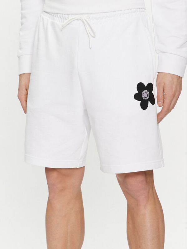 Hugo Hugo Sportske kratke hlače Nematiso 50515628 Bijela Regular Fit