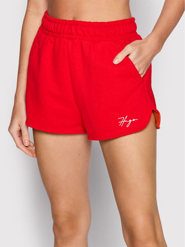 Hugo Hugo Sportske kratke hlače Nente 50465462 Crvena Regular Fit