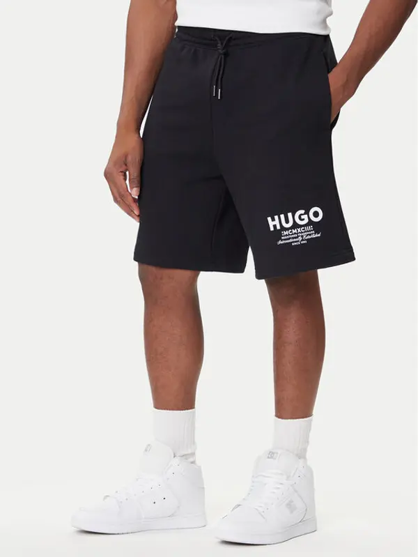 HUGO HUGO Sportske kratke hlače Nomario 50510728 Crna Loose Fit