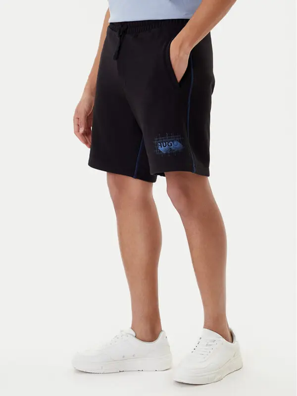 HUGO HUGO Sportske kratke hlače Nothali 50553499 Crna Regular Fit