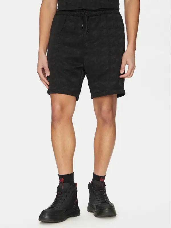 HUGO HUGO Sportske kratke hlače Ravis252 50534654 Crna Relaxed Fit