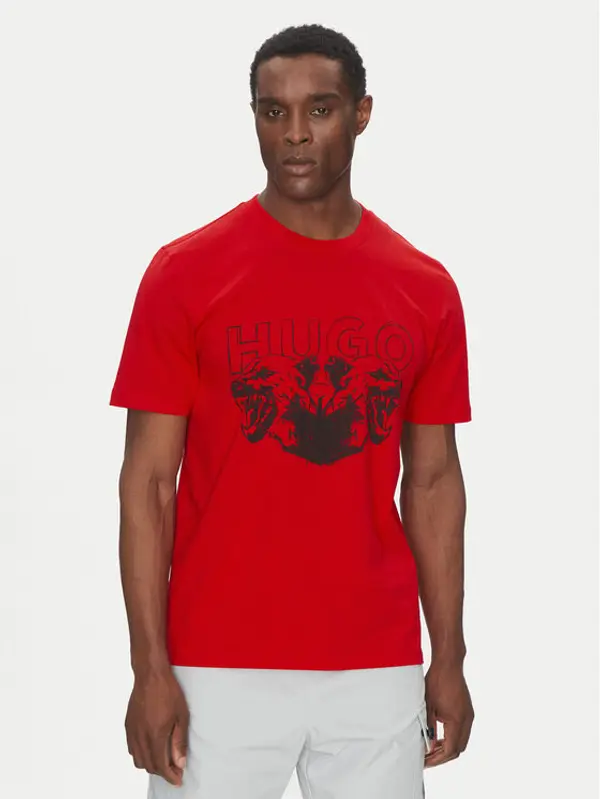 HUGO HUGO T-shirt 50538257 Crvena Regular Fit