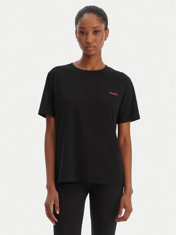 HUGO HUGO T-shirt 50555634 Crna Relaxed Fit