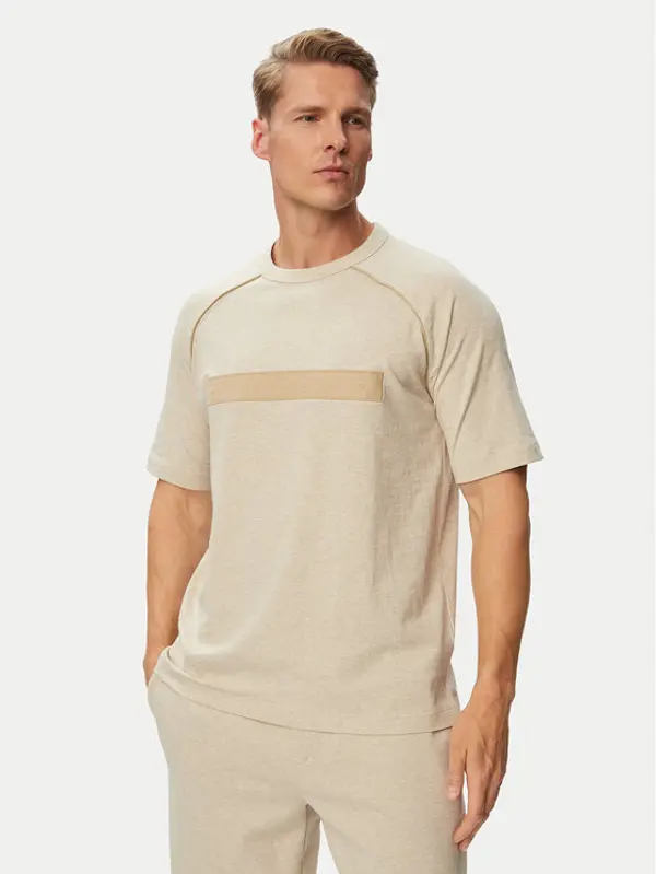 HUGO HUGO T-shirt 50563112 Bež Regular Fit