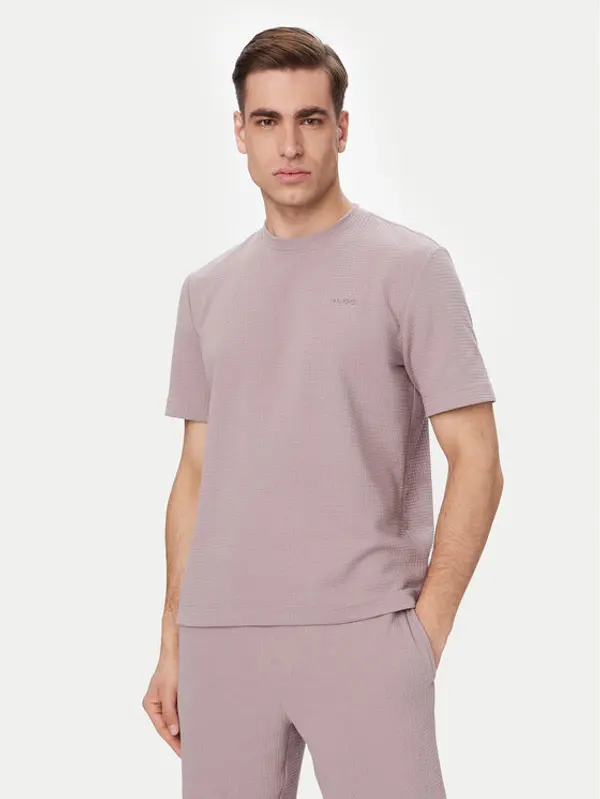 HUGO HUGO T-shirt Austin 50532011 Svijetlo roza Regular Fit