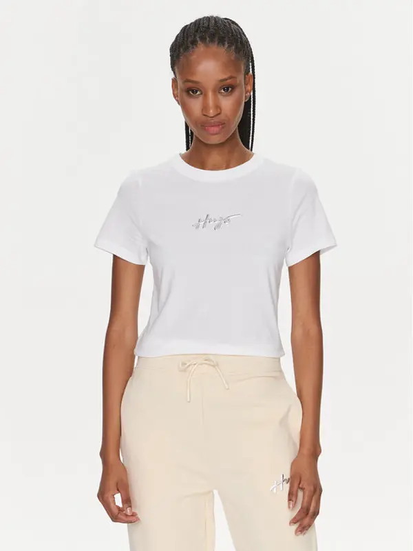 HUGO Hugo T-shirt Classic 50508289 Bijela Regular Fit