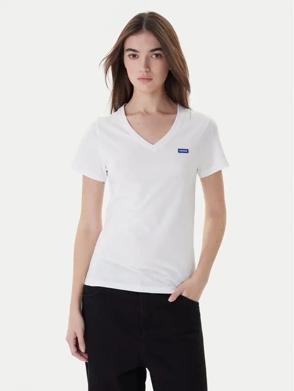 HUGO Hugo T-shirt Classic 50513667 Bijela Regular Fit