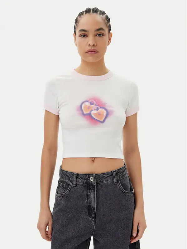 HUGO HUGO T-shirt Dalia 50537476 Bijela Slim Fit