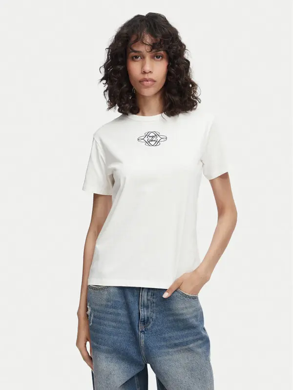 HUGO HUGO T-shirt Damacia 8 50573353 Bijela Regular Fit