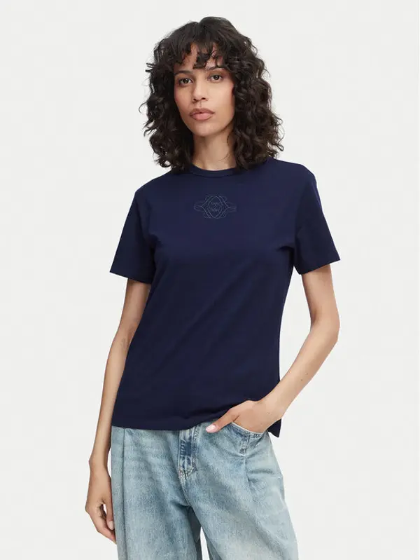 HUGO HUGO T-shirt Damacia 8 50573353 Tamnoplava Regular Fit