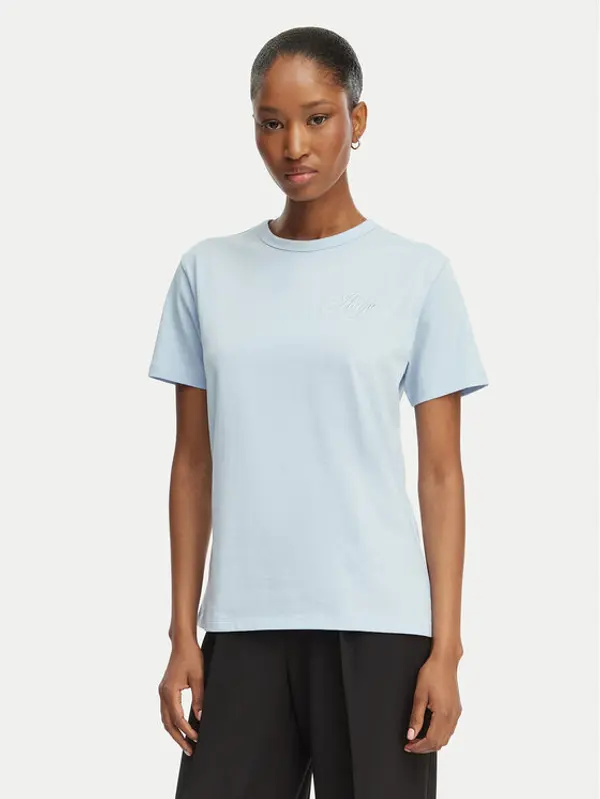 HUGO HUGO T-shirt Damacia_7 50561233 Svijetlo plava Regular Fit