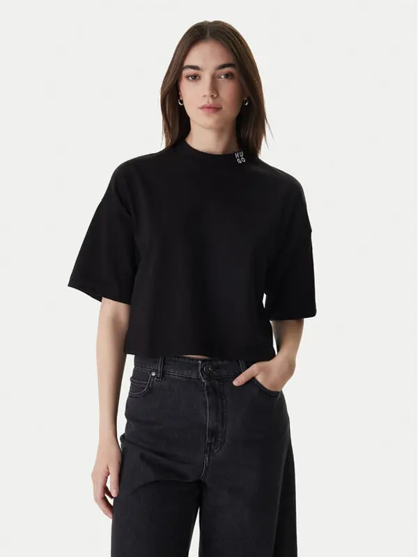HUGO HUGO T-shirt Damelody 50561189 Crna Regular Fit